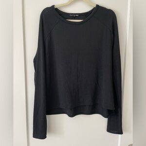 rag & bone Black Long Sleeve Tee